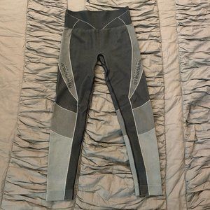 Gymshark Turbo Seamless Leggings- Dark Grey Small